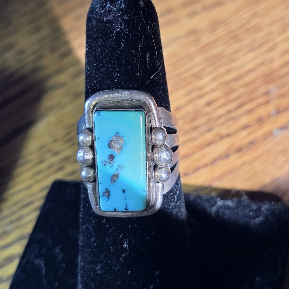 Sterling Silver and Turquoise Ring